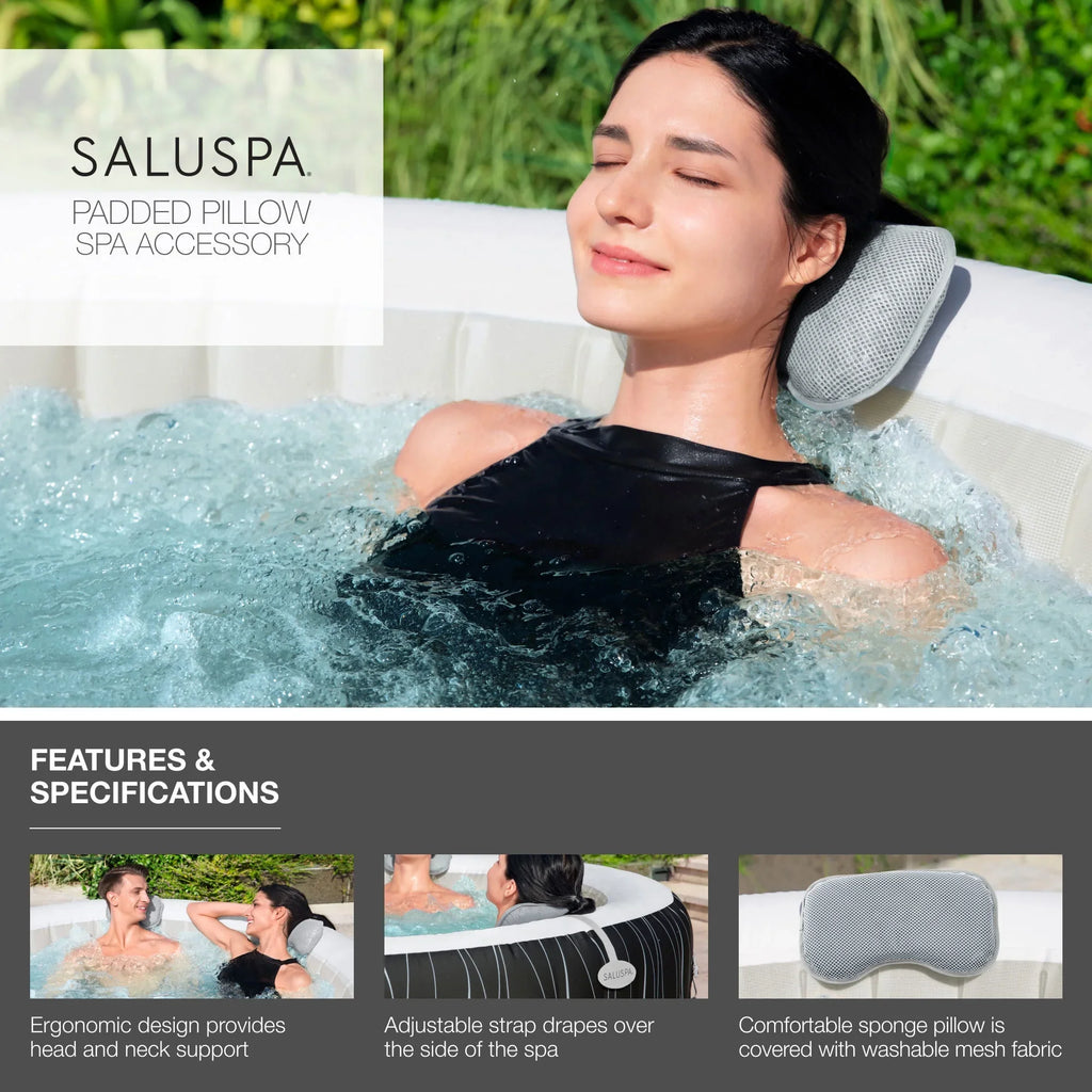 w/Bestway Hot Pillow 2 Coleman & Tub 4 SaluSpa AirJet Headrest Seat SaluSpa