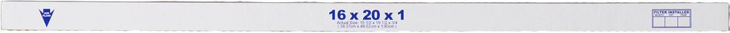 6 8 Pack 16x20x1 MERV Air Filters Pleated (15_1/2x19_1/2)