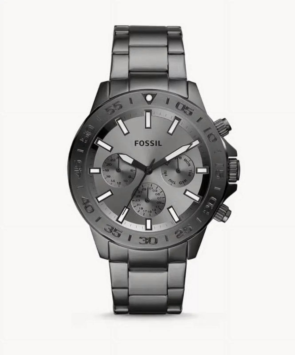 Fossil Watch Bannon Smoke Steel Stainless BQ2491 Multifunction