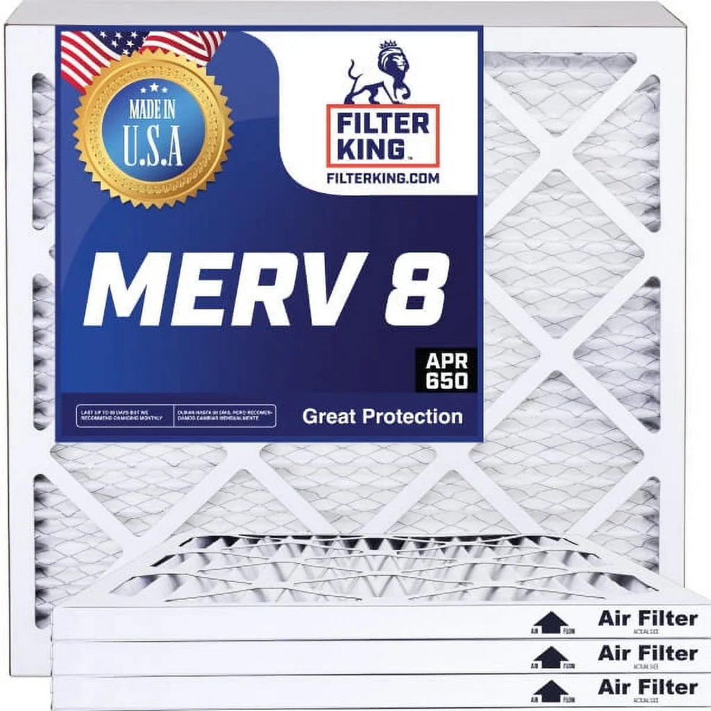 28.5x58x1 58 Size: Actual Filter Filter MERV Pleated 28.5 | | | x | Furnace Air King USA Filters IN 4-PACK A/C 8 MADE HVAC .75" x