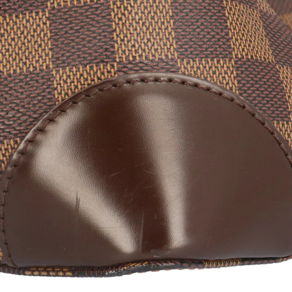 VUITTON Louis BRB03130000004147 Pre-Owned Shoulder N51204 LOUIS Damier MM (Good) Hampstead Women's Bag Vuitton Canvas Brown