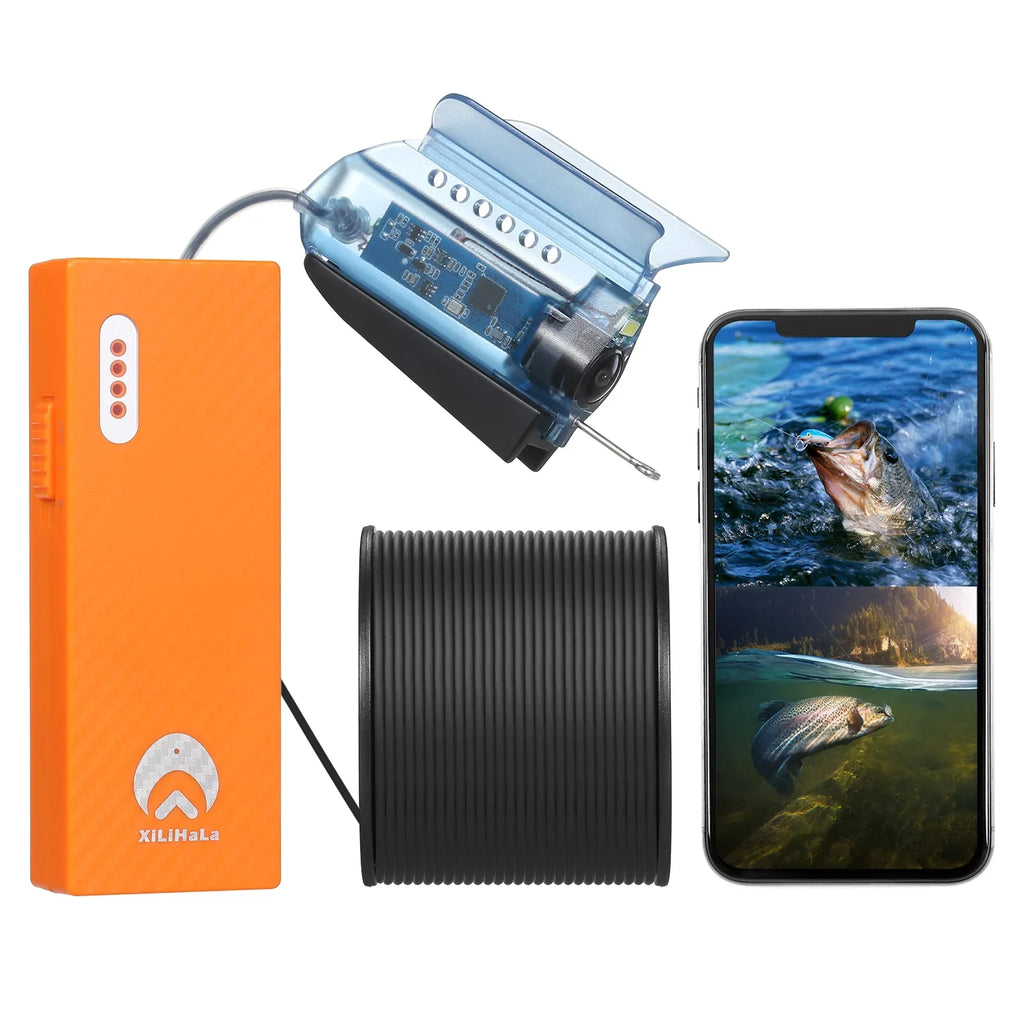 '- Ice for Kayak Boat Live Sea Video Finder Underwater Gofishup 1080P Fishing Dive into Camera Fish Depths with Lake