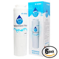 KitchenAid Filter Replacement Water with - Refrigerator Filter Cartridge 6-Pack Compatible KitchenAid 4396395 Water for Fridge KFCS22EVBL5