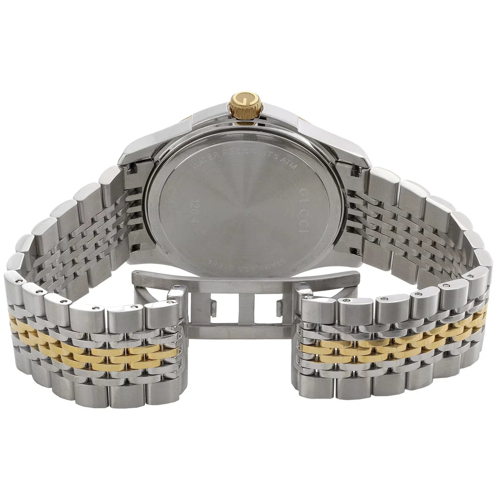 CT. Two S. Tone 2 PVD Yellow Gucci Steel Watch G-Timeless 38mm Diamond Ya126409
