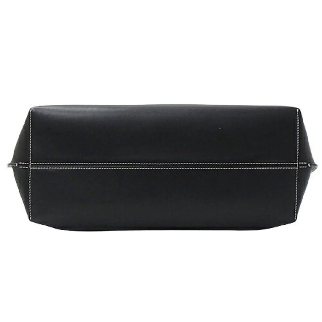 (Good) leather bag Burberry shoulder ladies tote BURBERRY 8052726 Pre-Owned black