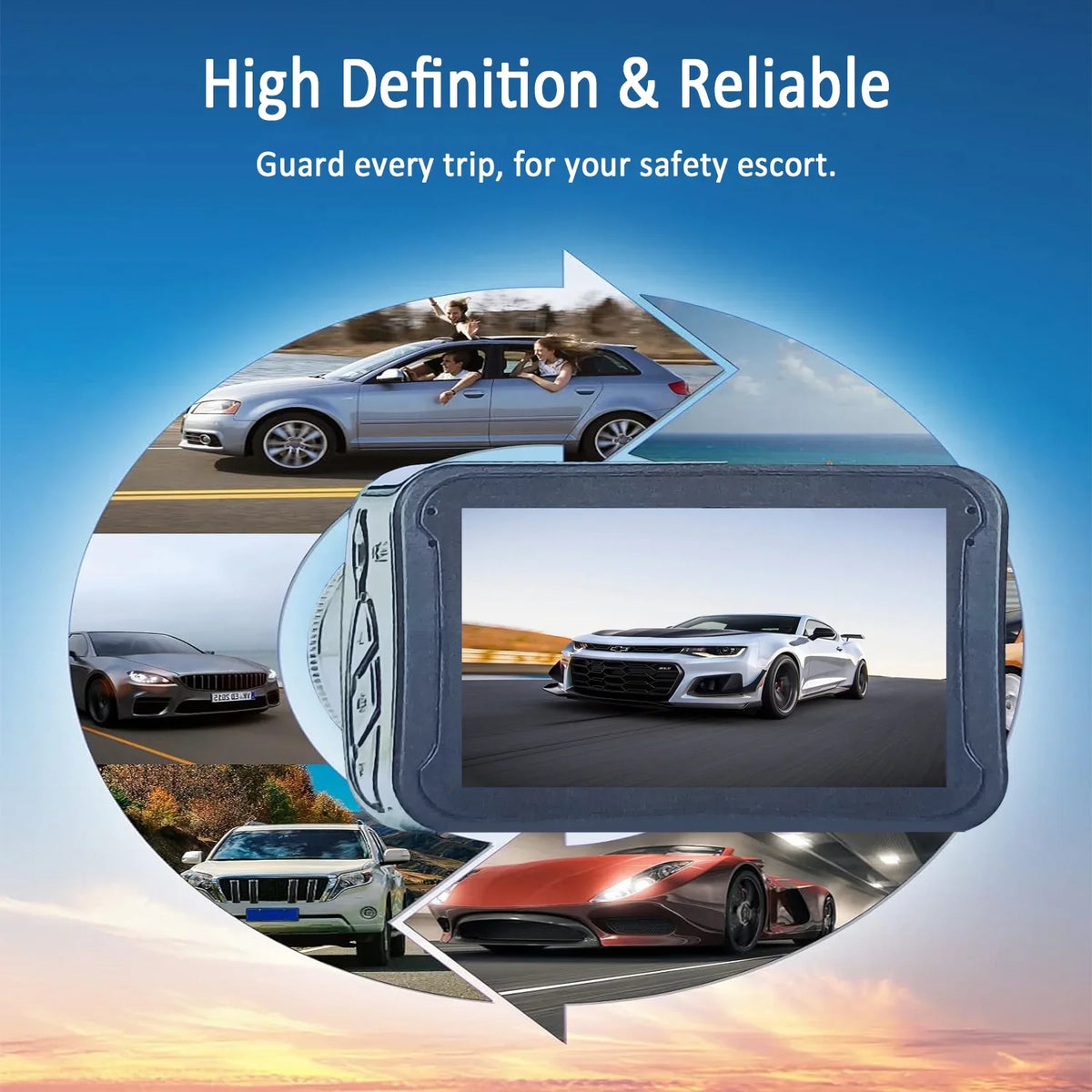 and Band Perfect with License Tachograph Full Mini for Cameras - birvsw Car G-sensor Driver's Car - Angle Recording for 170° Rear Front 1080P Wide Car Dashcam Monitor Loop HD Reliable and Car Drivers