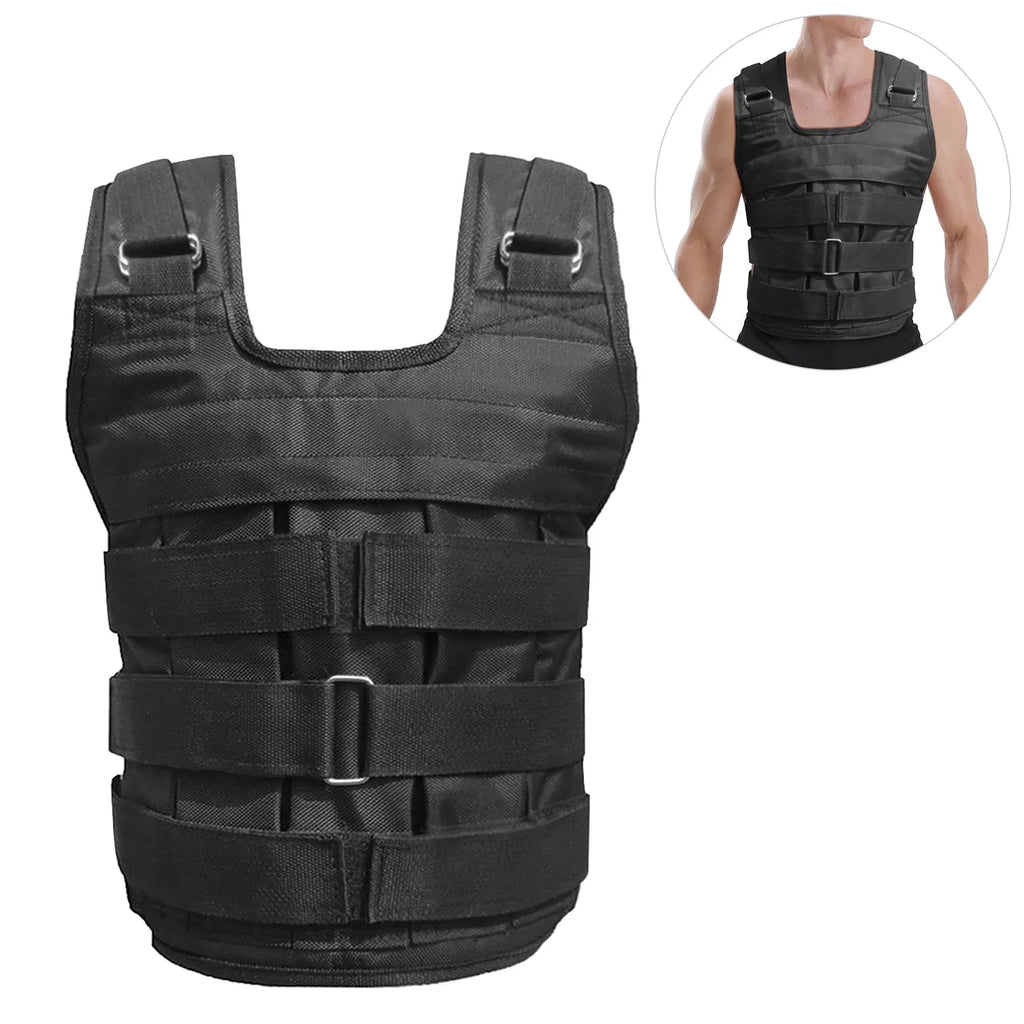 for Vest Adjustable Capacity Weighted 50kg Training Walmeck , Max Load Strength