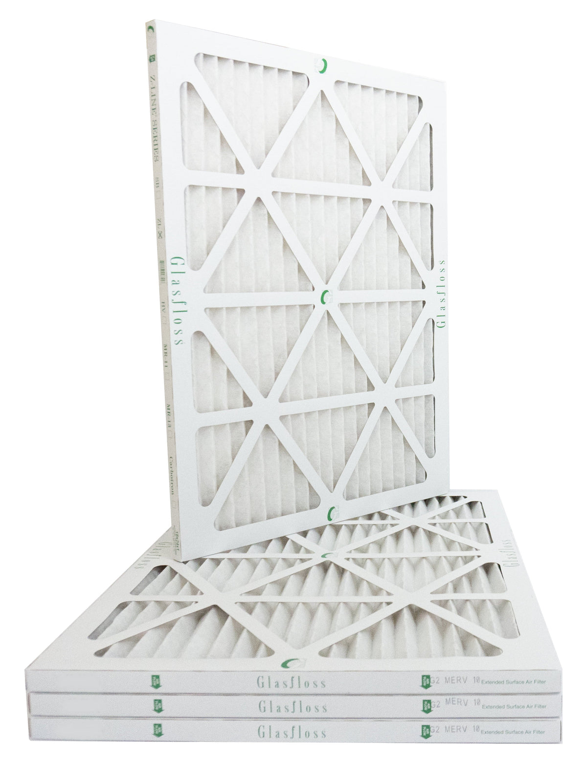 Furnace x Filter 21.5x7/8 -Qty:4 - 10 USA 17.5 - in Air - Made MERV 18x22x1 (Actual Size: Glasfloss inch)