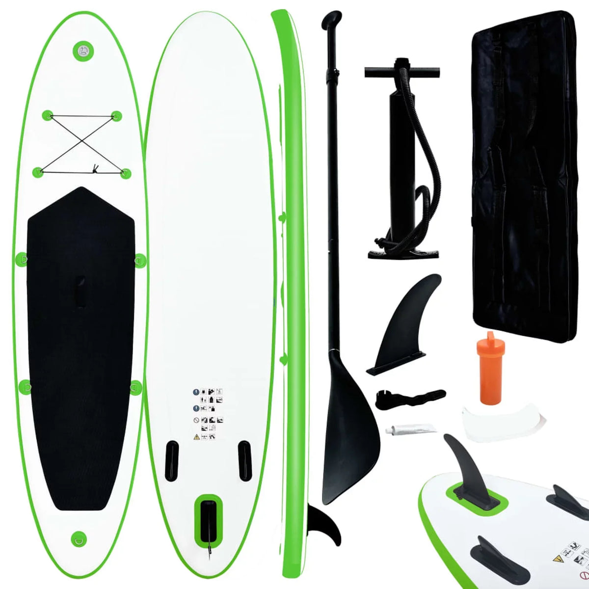 Adults Board Oar, for Dcenta Surfboard Board Surfing Fin, Kit Bag Pump, Inflatable with Hand Carrying Paddle Beach Set and