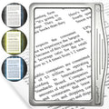 to for Aging Page 5X for Strain-Perfect Eye Small Magnifier Reduce Print, Large Seniors LED Eyes, & MagniPros & Low Vision Reading Anti-Glare Lens