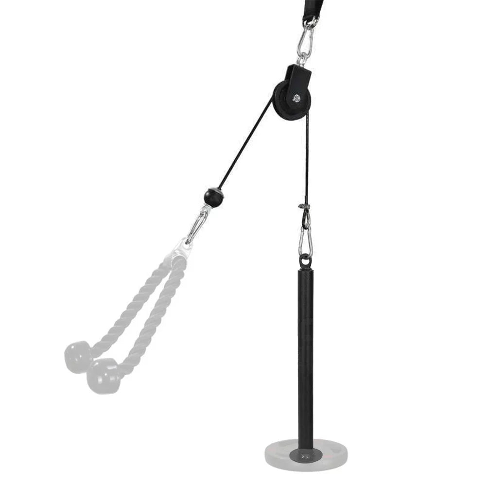 System Gym Detachable Arm 360 Tomfoto Degree Triceps Rotation Super-Silent Loading Strength Attachment with Pin Cable Upgraded Home Machine Fitness Biceps Pulley Pulley Training Equipment Workout