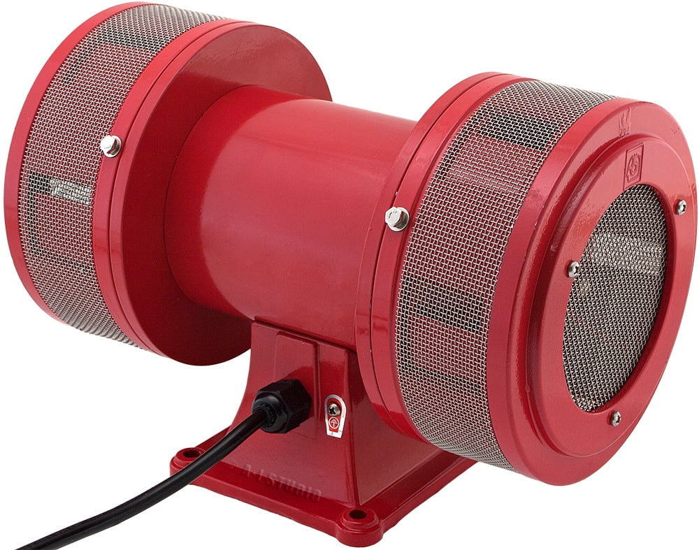 Alarm/Siren Driven Far VXS-1450AR (Air Raid) Reaching Horns Industrial Vixen dB Electric Intense Volume 120V Motor