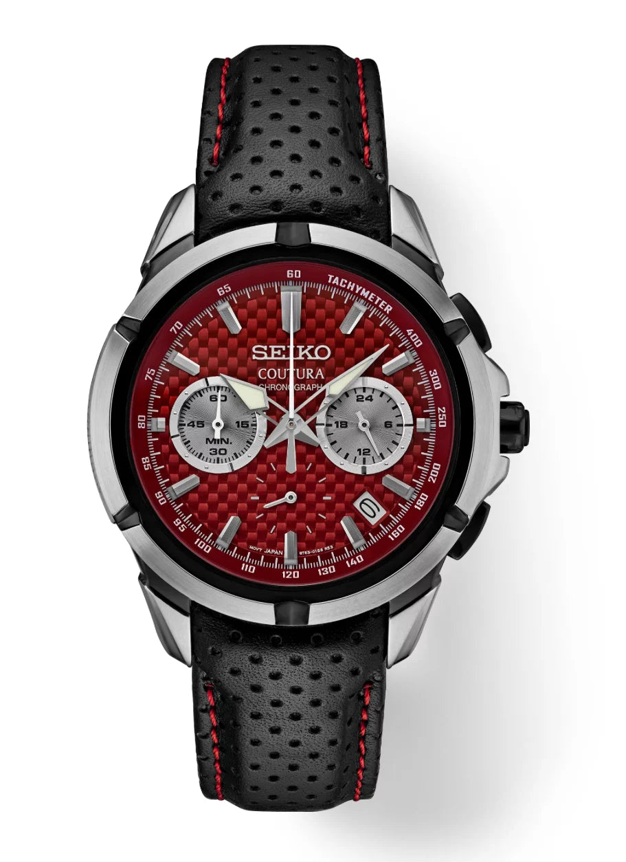 Quartz Coutura chronograph Mens Seiko SSB435 Collection Watch