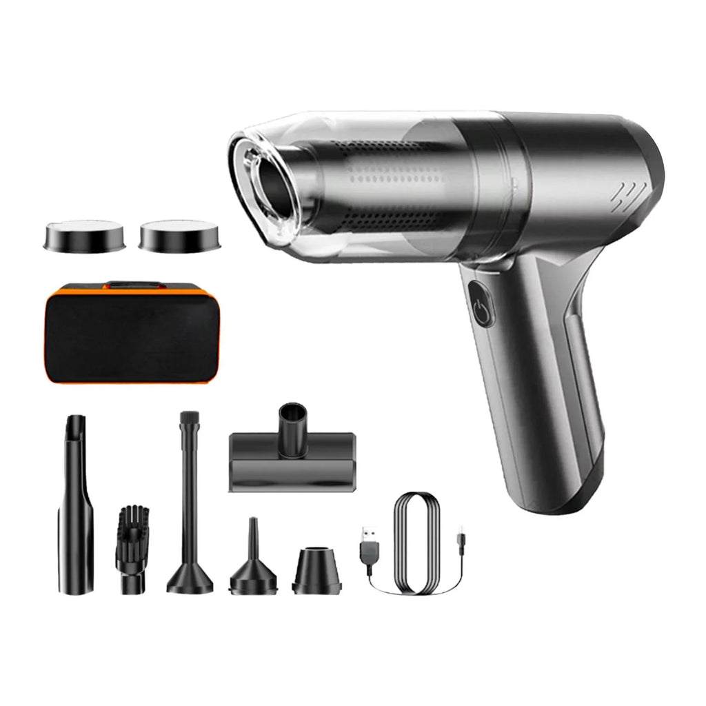 Storage gray Brush with with Floor Cordless with Portable bag Compact Bag Vacuum Handheld