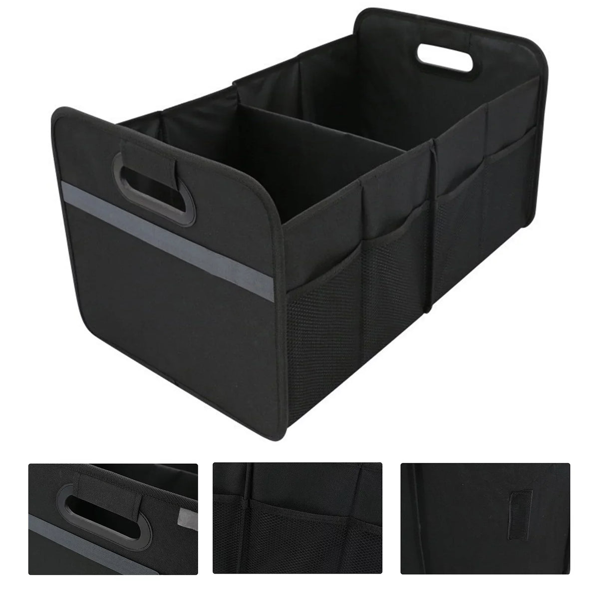 Automotive Car Organizer Folding Car Storage moobody Organizer Oxford Cloth 55L Cargo Box Trunk Car Trunk Box Storage