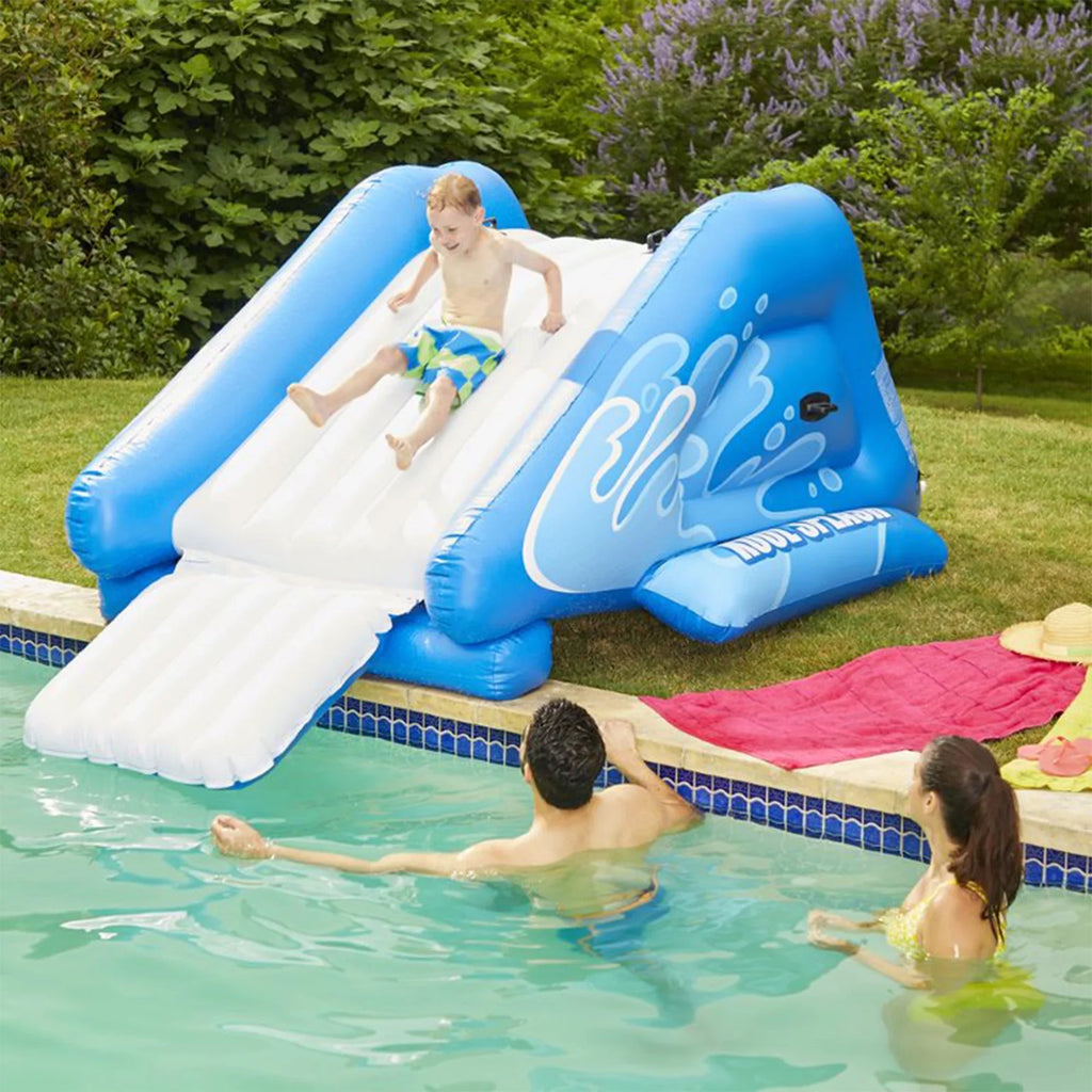 Blue with Center Play Swim Kool & x 8.5' Center, 5.75' White Intex Splash