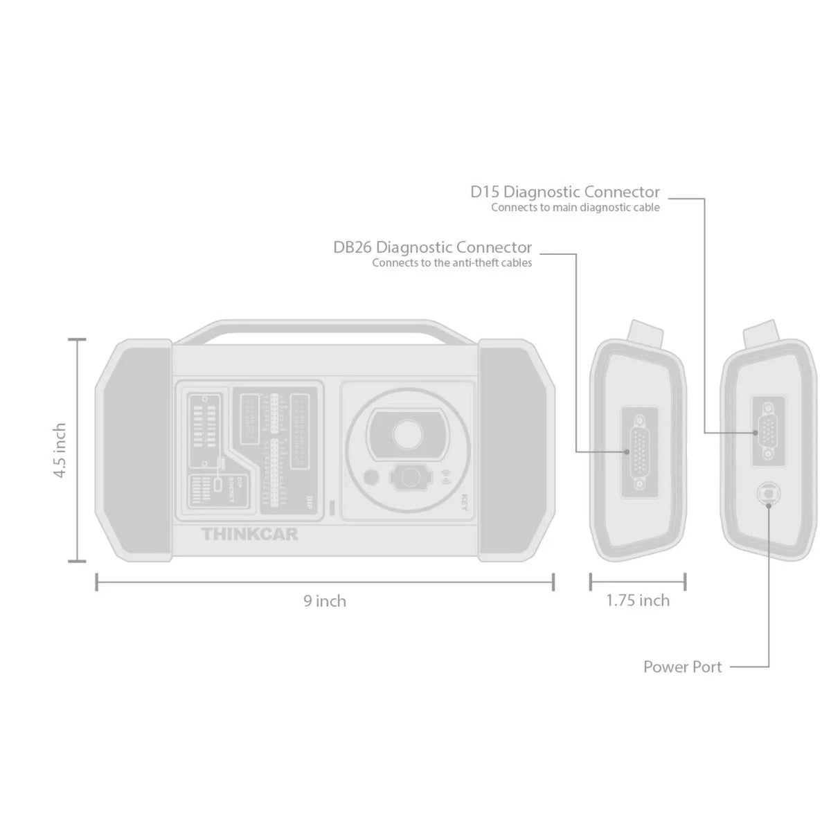 Immobilizer, Programmer G3 and Diagnostic Equipment Key - Automotive PRO THINKCAR Professional