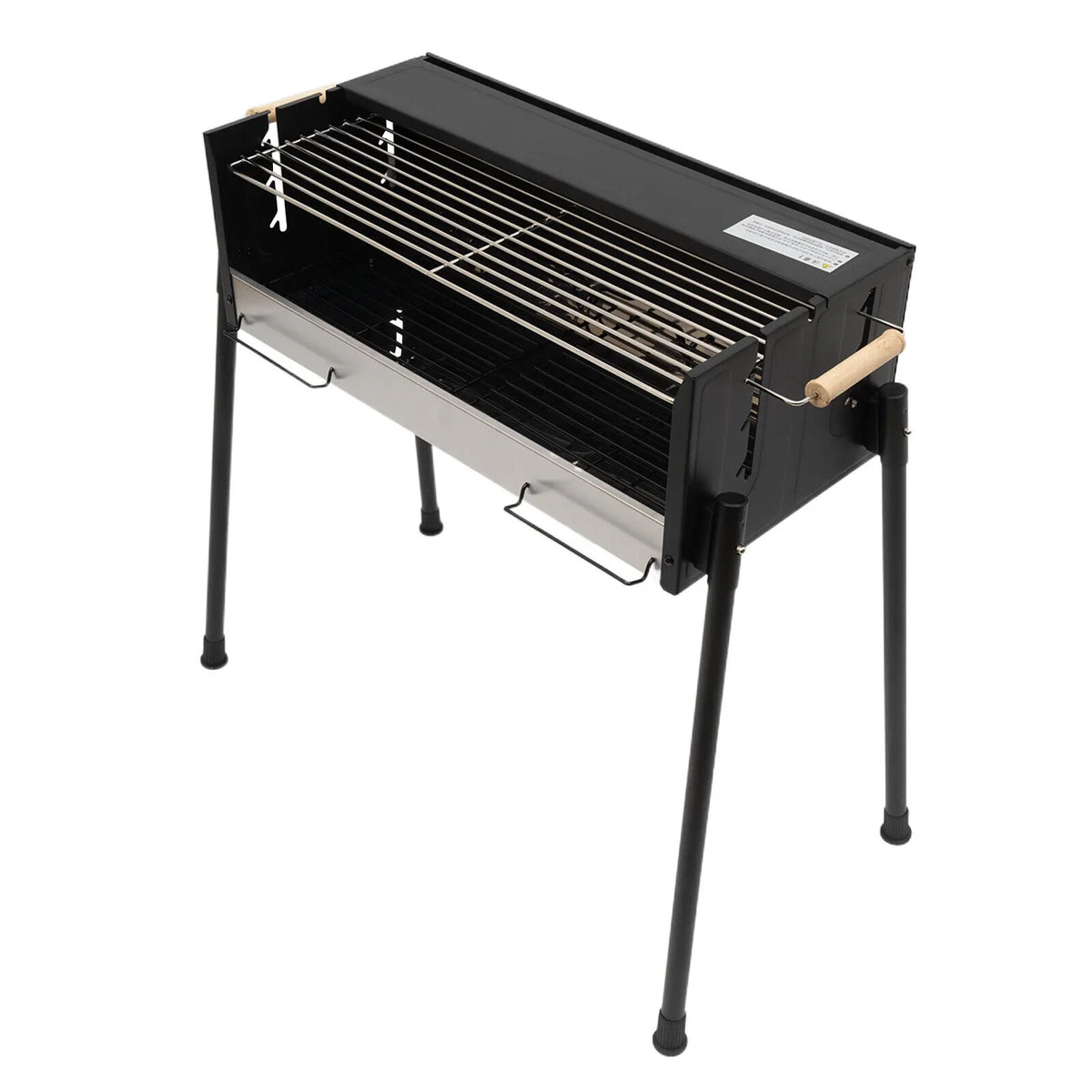 Stainless 304 Folding Grill Charcoal Grade BBQ Kits Steel with Grill Grill Barbecue Tool Miumaeov Food Camping Grill Charcoal for Portable Picnic