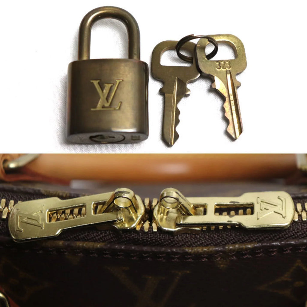 (Good) Pre-Owned Handbag VUITTON M51130 Monogram LOUIS Women's Alma BA0030 Brown