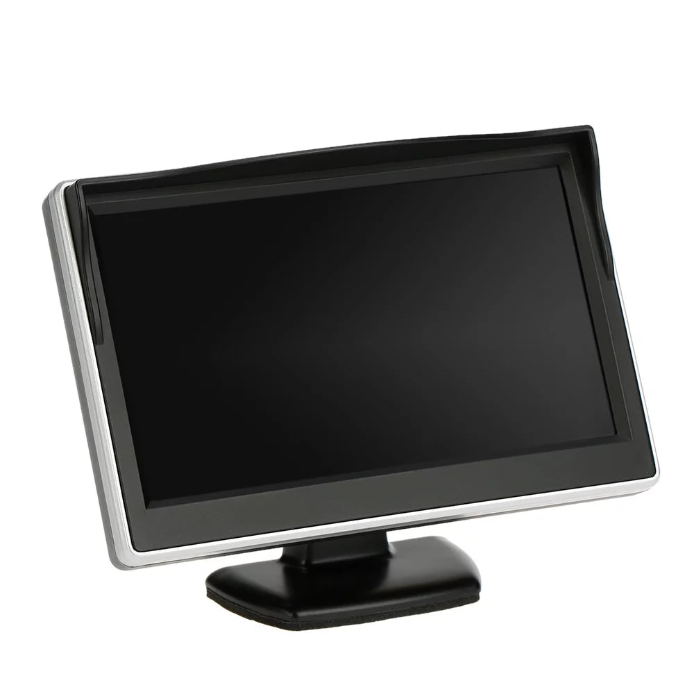 HD System Backup Car View Parking Aibecy Reverse Inch + Display Camera 5 Monitor TFT Rear LCD