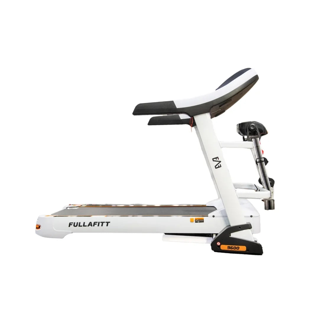 Preset Wide Board Monitor, by Folding 4.5HP, Grip, Speakers, Belt, Running LED Pulse Best Pressure Massage Programs, Bluetooth, FULLAFITT, Treadmill Free World