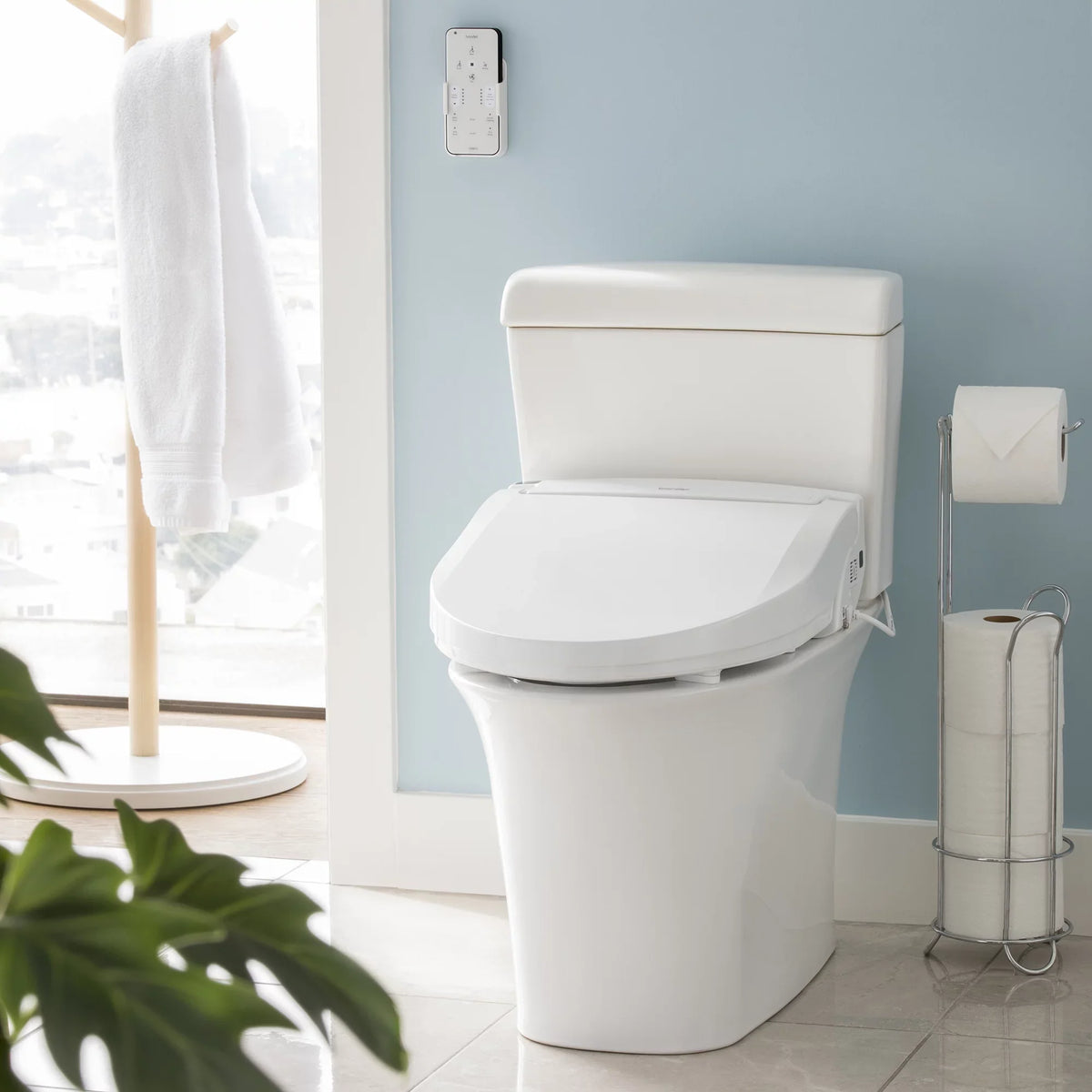 with Seat Advanced Round White Control, Bidet Swash DR802 Brondell Toilet Remote