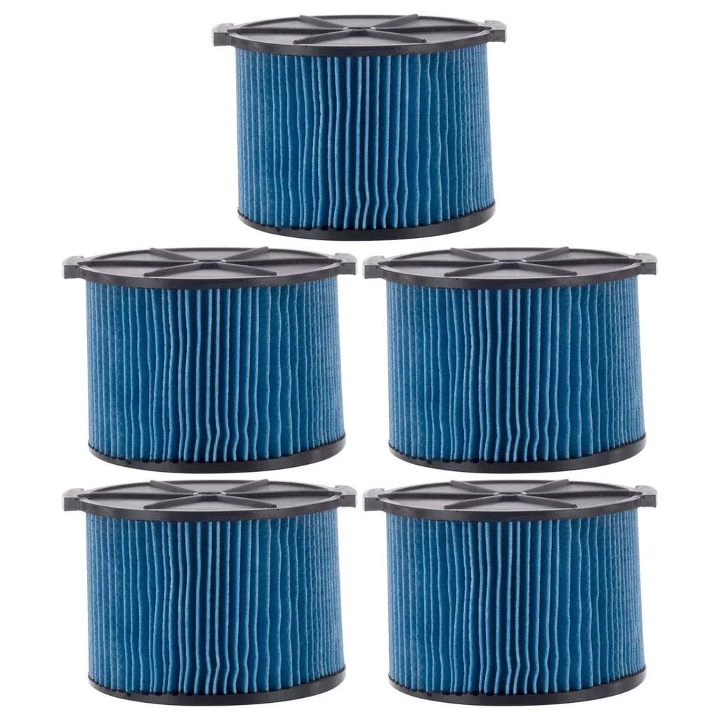 Vacuums Dry 3-Layer Pack Replacement 3-4.5 Filter 5 Portable Dust 26643 with Compatible Cartridge Fine Gallon & Part VF3500 Wet RIDGID