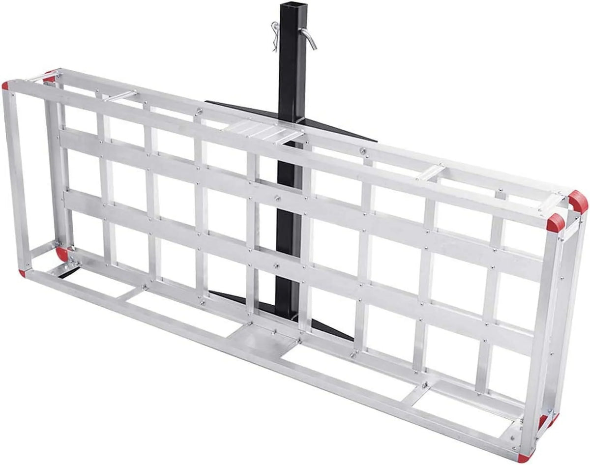 7” 500LBS Cargo Receiver, Truck, Cargo Hitch Mount Basket Car, Vehicle Carrier, 22” SUV, Hitch Aluminum Rack, Luggage Cargo for 2” x 60” Carrier Trailer x Capacity Fits