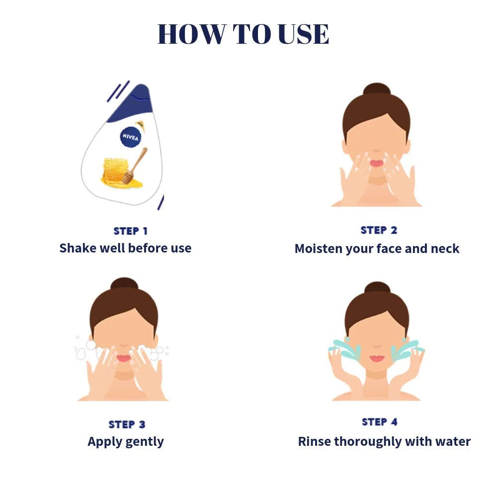 Wash, Face Oil & Nivea Women, Body 100ml 250ml Wash,