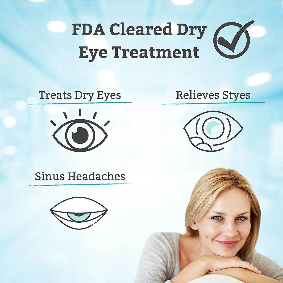 Restore Compress for Mask and Irritation Open-Eye Eyes, Warm Tear Styes, Dry