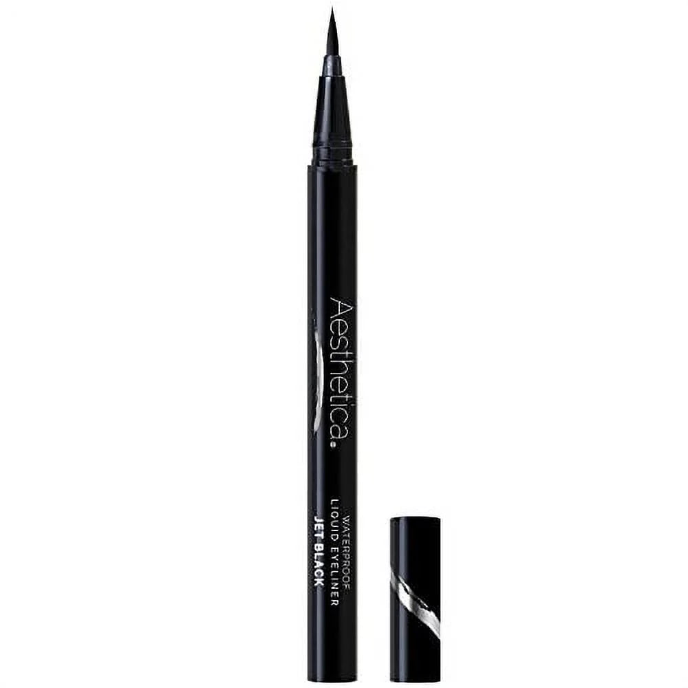 Smudge - Tip Fast-drying Black) Waterproof Liquid & Eye Eyeliner Liner (Jet Felt Proof Aesthetica Pen