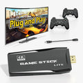 Retro Emulators,Plug for Port,2 Video Emulator Preloaded Games,9 Stick and Gamepads(64G) Classic Wireless Stick HDMI - Support 4K TV,Nostalgia Play 12000+ Console Retro Game Games