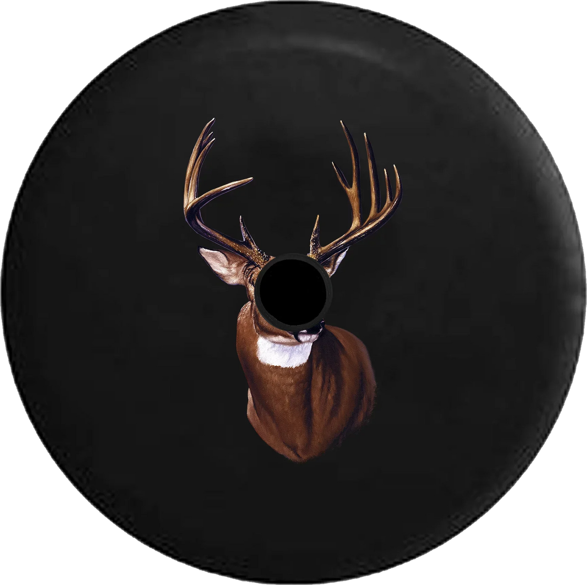 White Antlers Camera 32 for Jeep 2018 Deer Buck Wrangler Cover Spare Hunting JL Backup Rack Tire RV 2019 Tail Big Inch