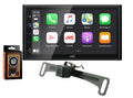 Holder Camera & w/ Monitor+Absolute Magnet CAM900 JVC Phone Rearview Receiver KW-M56BT fixed Multimedia Touchscreen 6.75" Digital