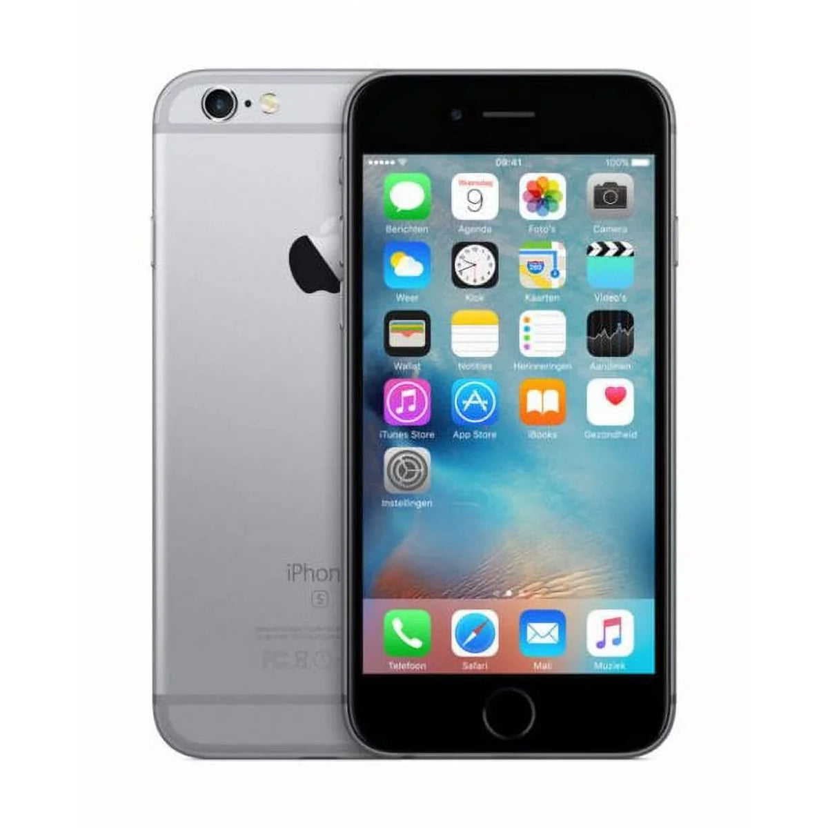 Gray iPhone (Refurbished) 64GB 6s Apple Space A1633 (Fully Restored Unlocked)