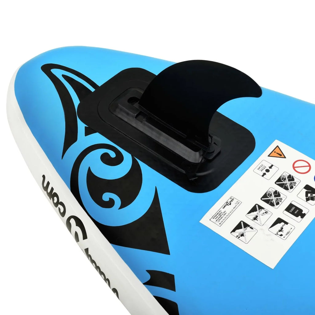 144.1"x29.9"x5.9" Blue Inflatable Set Paddleboard