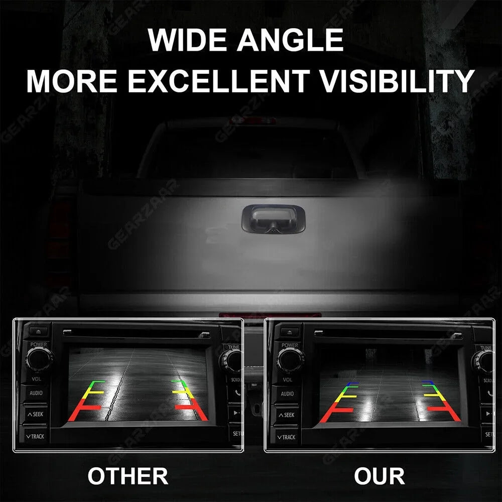 Shipping Vision -15130742 View Silverado/Sierra For Direct Backup Rear High Tailgate Camera Resolution GMC Chevy Night Handle Rear Free Replacement