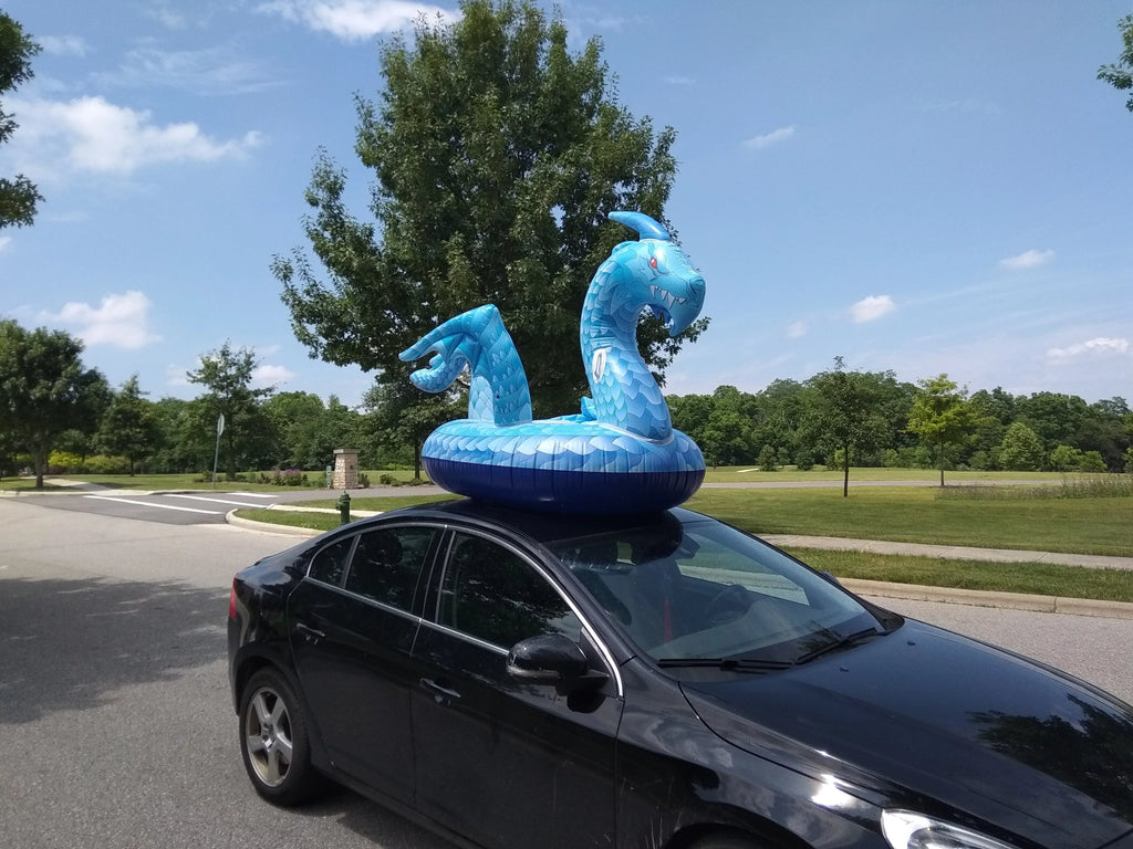 Feet Raft Floatie On Cool Giant Summer for Float) Adults Kids Inflatable Long Dragon Ride and Pool Float, Pool (Dragon Faster Float Lounge Pool Party with 9 Valve, DreambuilderToy Dragon Beach