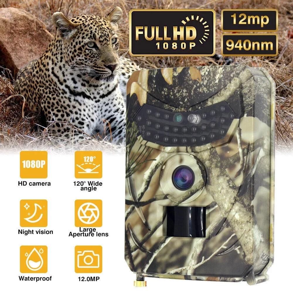 1080P, Wildlife Security, Hunting Included) Trail Card NOT Camera Monitor, Camera,DFITO Infrared Farm Waterproof Trail Wildlife (SD 12MP, Monitoring, Home Monitor, Hunting
