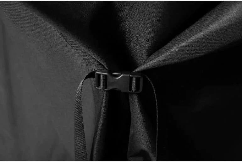 Duty Top Straps, Black Water Resistant, Heavy Weather with Polyester 600D Cover Flat Resistant, Gas Grill Cinch