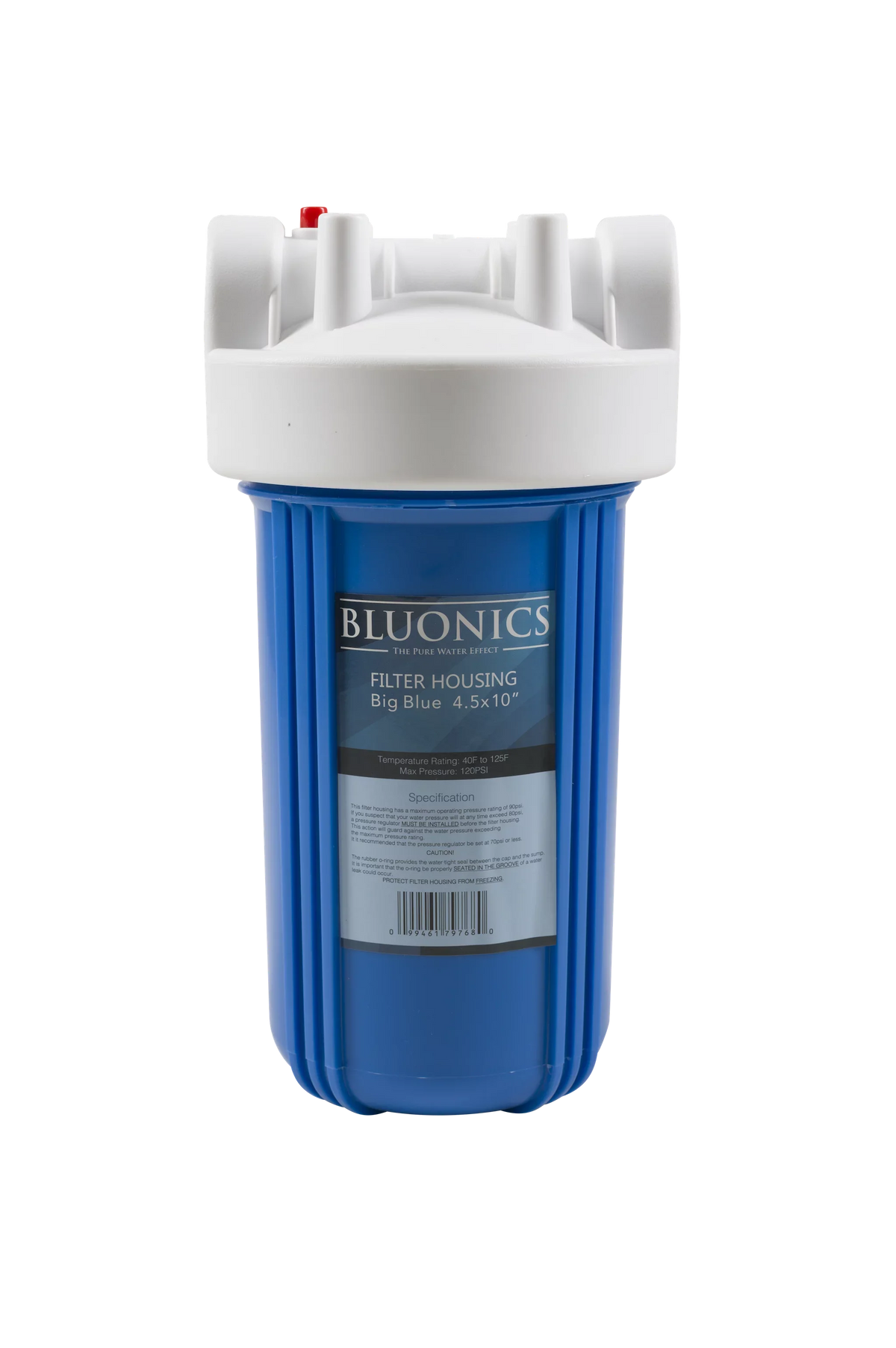 and Iron, Cartridge Undissolved Sediment Sediment Bluonics Sand, for House Blue Micron 10" Big Filter Whole 5 Rust, Dirt, with Water Particles
