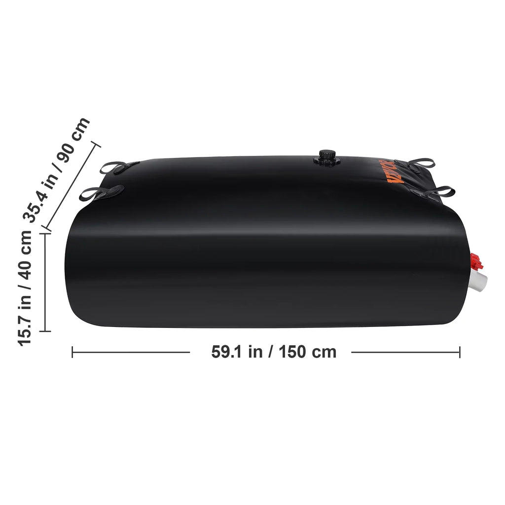 Bladder Storage Bag,143 Tank Gallon Bladder Storage Water Including and Portable Kit,Water Spigots Water Rainwater Overflow Large PVC Capacity Water BENTISM Containers,1000D