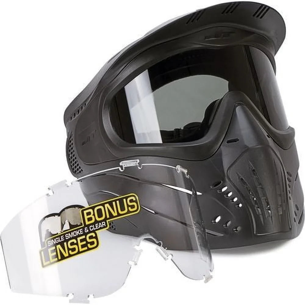 with Bonus Lens Thermal Paintball Mask Smoke Premise JT Goggle