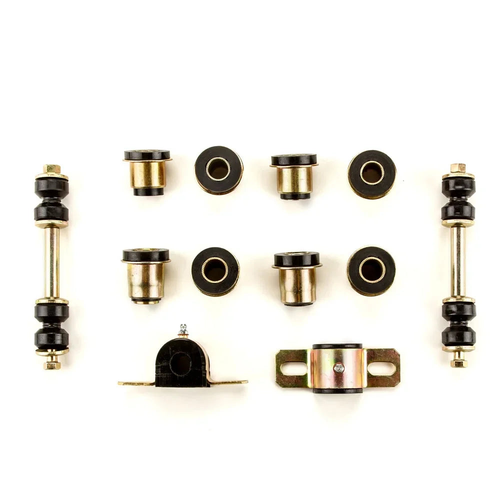 End Suspension Black Poly Bushings 1955 Chevrolet Front 1956 Set Size 1957 Full