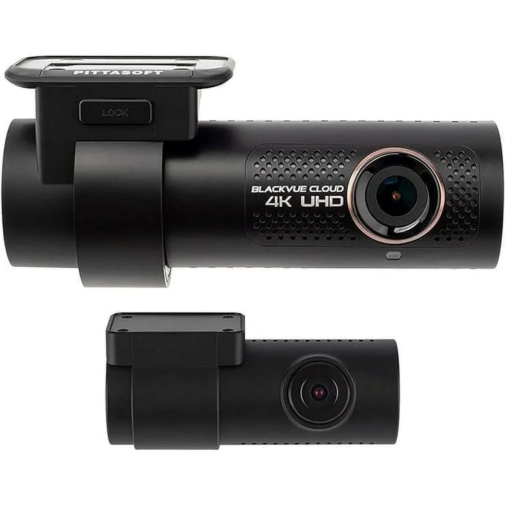 DR900X-2CH Plus Card Dashcam, BlackVue Wi-Fi, Cloud Built-in 4K Open 32GB Box with microSD GPS UHD