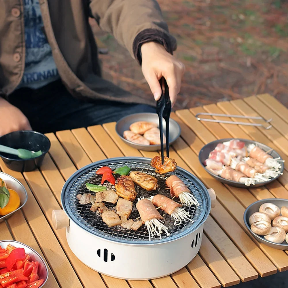 Cooking Grill Charcoal BBQ Ideal for Stove Camping Dcenta Barbecue Portable
