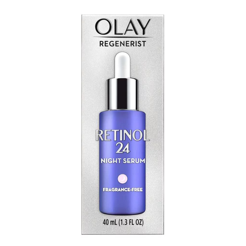 Free Regenerist B3 + Facial Fluid 24 Fragrance Retinol Retinol with Serum Olay Vitamin Night Ounce 1.3 complex,