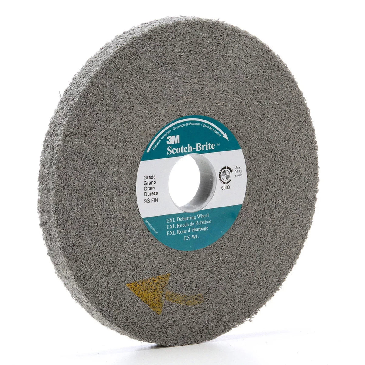 x 1, EXL x EA (405-048011-05790) Deburr Wheel, 9-SF, 3M Fine, Scotch-Brite™ 6 1/2