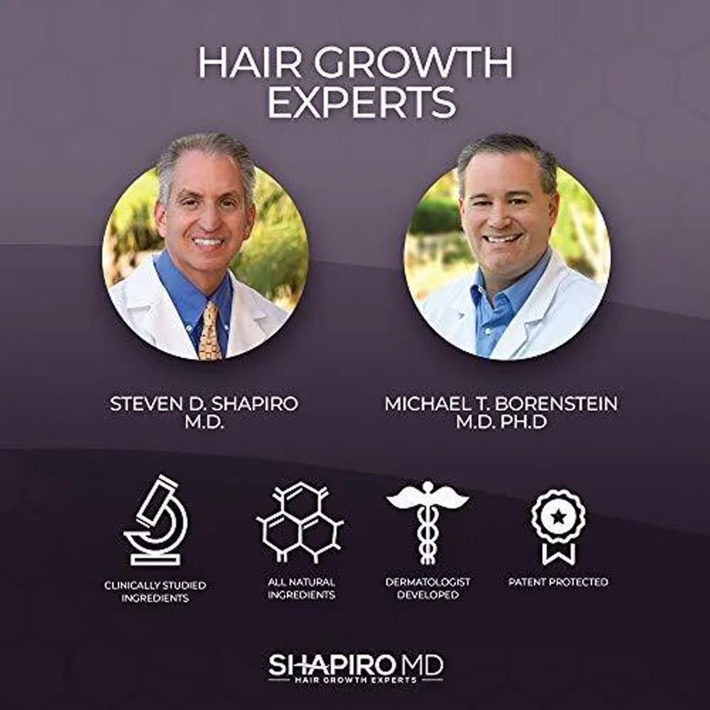 Thinning 8 Month) Shapiro Hair DHT ounce Shampoo, MD for Vegan Formula Hair, Loss (1 Fighting