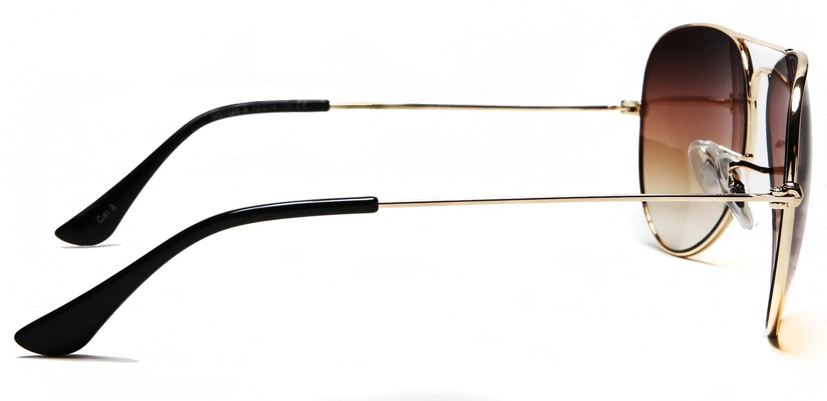 Unisex Samba - Lens Glen Ivy & Inspired Frame Brown Shades Aviator Brown Sky Sunglasses Classic